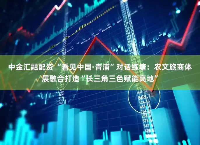 中金汇融配资 “看见中国·青浦”对话练塘：农文旅商体展融合打造“长三角三色赋能高地”