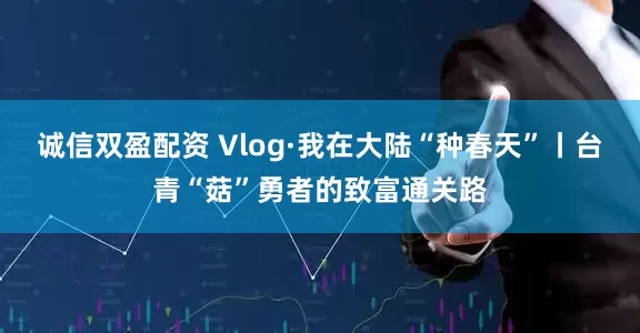 诚信双盈配资 Vlog·我在大陆“种春天”丨台青“菇”勇者的致富通关路